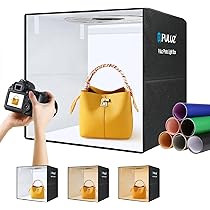 Amazon | PULUZ 50cm 撮影ボックス 撮影box 50cm 3色温度/10段階